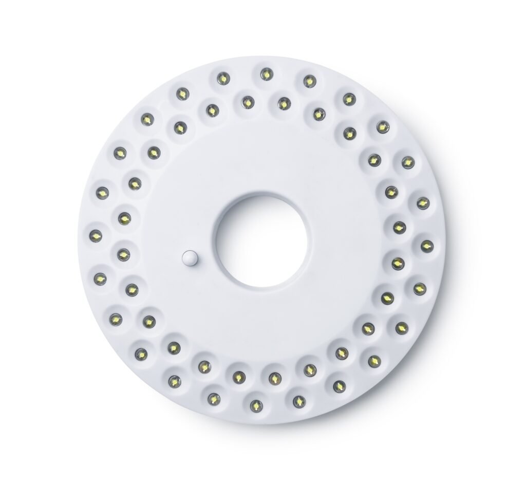 Top view of camping LED light